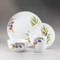 Dannici in porcellana Flower Decal Serie Four Seasons